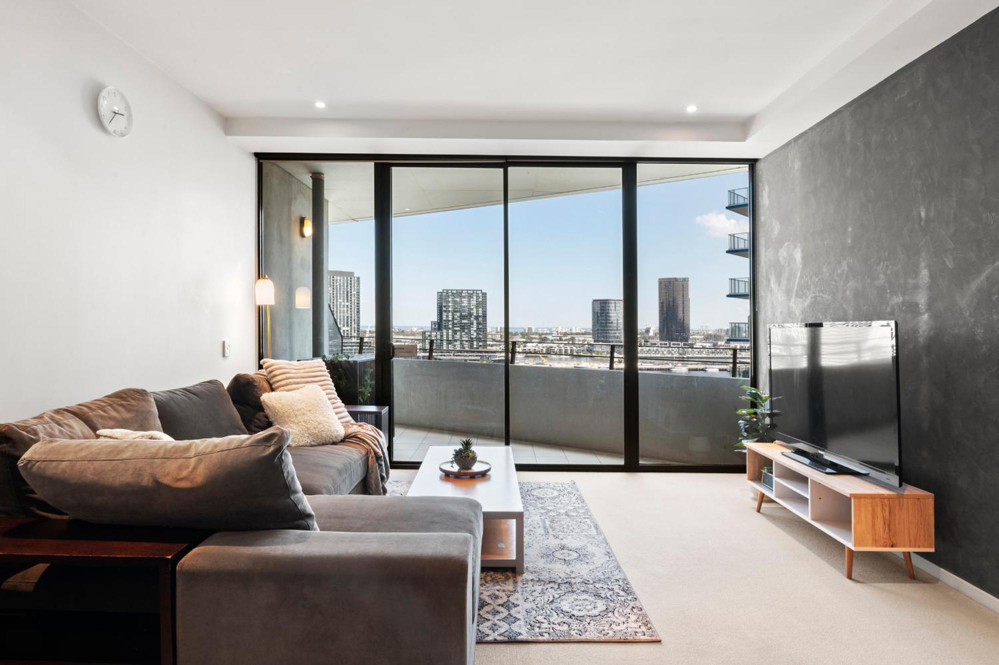 Sea View, Gym & Pool, 2 Bedrooms 2 Bathrooms Melbourne Bagian luar foto